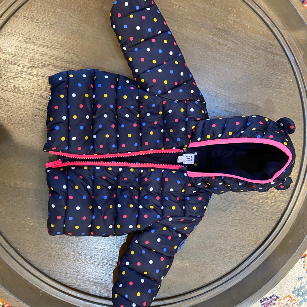 Baby Gap winter coat and bibs
